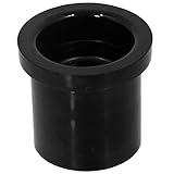 Schwarze Kunststoff-Radnabe für Spares2go, passend für Numatic Henry Staubsauger