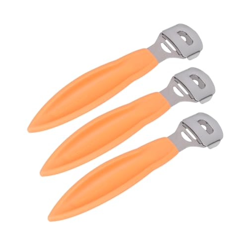 Healeved 3piezas Raspador Callos Pedicura Pies Cuchilla Pies Durezas Mango Antideslizante