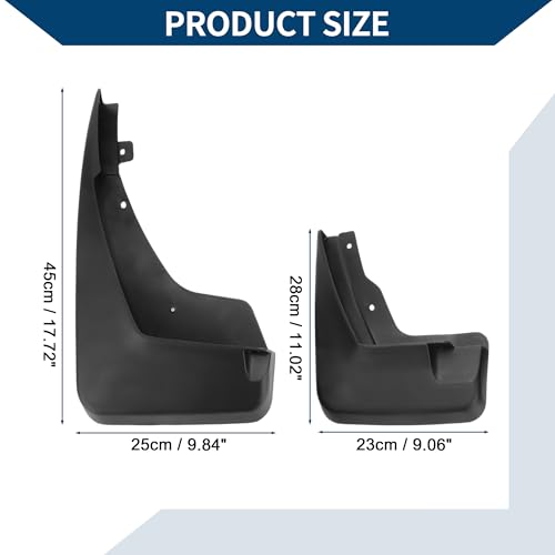 Image of Mud Flaps Splash Guards W /Mount Accessories for Land Rover Freelander 2(Sport) 2012-2016 Front Rear Mud Guards 1 Set
