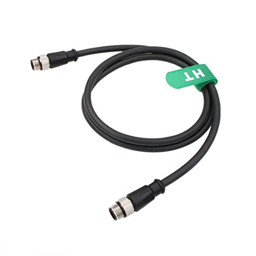 Cable industrial M12 A código 8 pines macho para automatización de controles 2M
