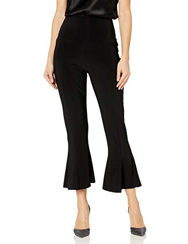 Norma Kamali Women's Cropped Fishtail Pant, Black, M/34