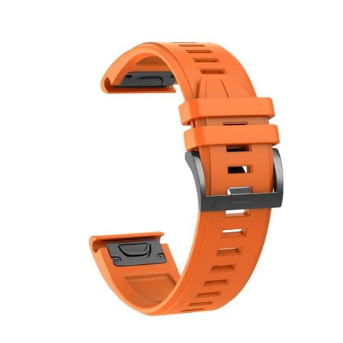 Quickfit 22 26mm ���v�X�g���b�v Descent Enduro 2 Mk2/Mk2i/Mk1/Epix Pro G1 D2 �o���h�ƌ݊������� �\�t�g �A�E�g�h�A �X�|�[�c �V���R�����v�o���h(Style2 Orange,QuickFit 