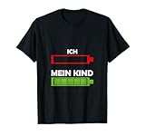 Mama Papa Akku Leer Shirt Kind Akku Voll Fun HOT