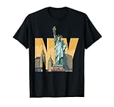 New York City Skyline Cadeau Big Apple State Souvenir NYC T-Shirt
