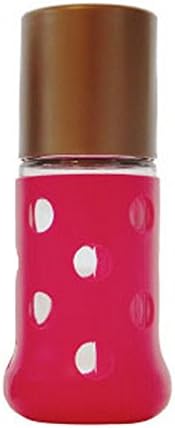 MII ORGANICS Silicone Glass Bottle Sleeve, Hot Pink, 8 oz.