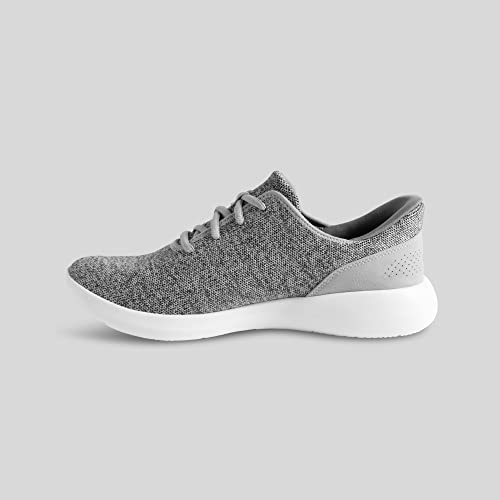 Kizik Madrid Hands Free Mens And Womens Sneakers, Casual Slip On Shoes For Women Or Men, Comfortable For Walking, Women's And Men's Fashion Sneakers For Any Occasion - Grey, M5 / W6.5 #TOP4