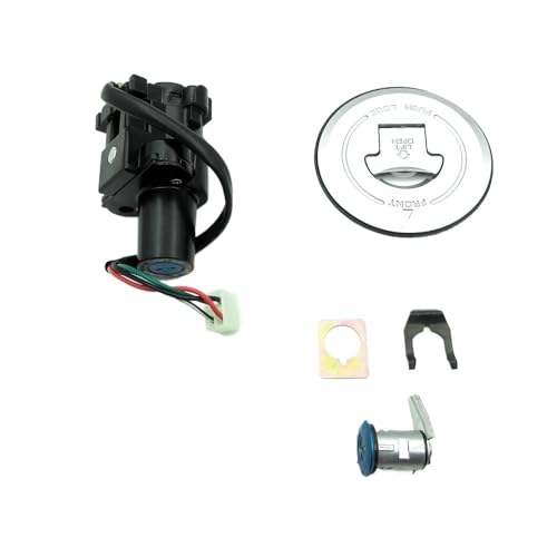 Bouchon de réservoir moto en alliage pour CBR250 et CB500 avec kit de verrouillage robuste