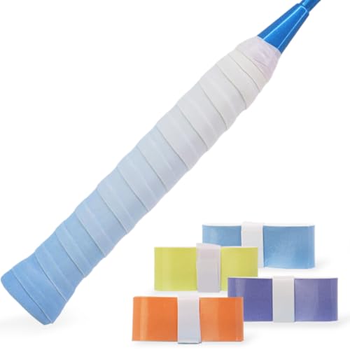 JEYORZY 4pcs Griffband Tennisschläger, Griffband für Federballschläger, Badminton, Squash Schläger, Selbstklebend Griffband, Anti-Rutsch badmintonschläger für Tennis Griffbänder Squash Schläger JEYORZY 4pcs Griffband Tennisschläger, Griffband für Federballschläger, Badminton, Squash Schläger, Selbstklebend Griffband, Anti-Rutsch badmintonschläger für Tennis Griffbänder Squash Schläger