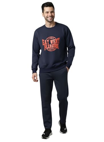 Image of Mack Jonney Graphic Print Track Suit for men | Co-ord Set | Warm Fleece Tracksuit Set | Full Sleeve Sweatshirt