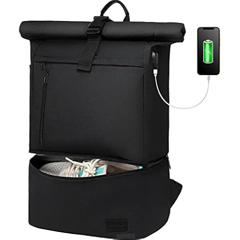 LOVEVOOK Rucksack Damen, Wasserdicht Laptop Rucksack Herren 17 Zoll Cover