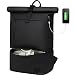 LOVEVOOK Zaino Uomo Donna,Zaino Porta PC 15.6 Pollici,Rolled Up Backpack Grande,Zaino da Viaggio Escursione-Porta USB-con Magazzino di Scarpe-con Scomparto per laptop separato-Impermeabile-Antifurto