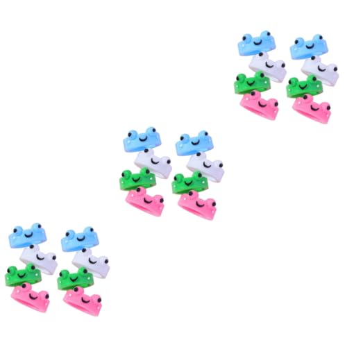Grenouille bague et punaises cartoon pour égayer votre bureau