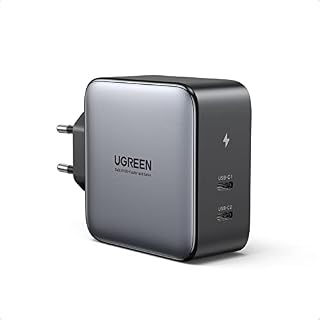 UGREEN Nexode 100W 2 Porty Ładowarka USB C Ładowarka PD z PPS GaN Tech Kompatybilny z MacBook Pro MacBook Air iPhone iPad MagSafe itp.