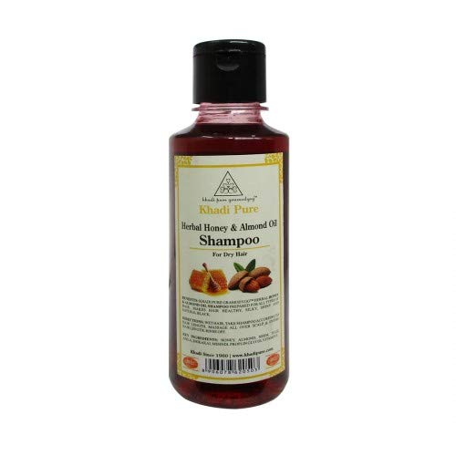 Khadi Pure Gramodyog Herbal Honey & Almond Oil Shampoo 210 ML (PACK OF 1)