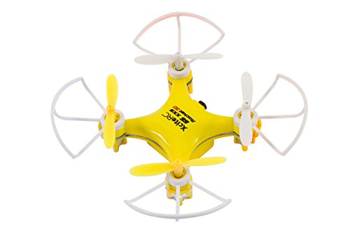 XciteRC 15007300 - Ferngesteuerter RC Quadrocopter Rocket 55XXS 3D 4-Kanal RTF Drohne, gelb Cover