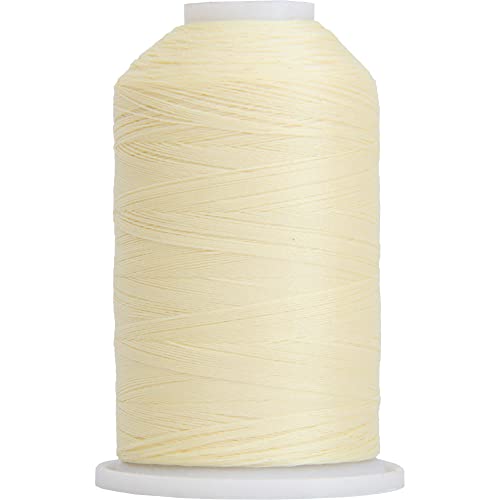Image of ThreadArt Glow in the Dark Embroidery Thread, 1000M, Natural | Glow in the dark embroidery thread adds luminous detail to designs. Works with embroidery and sewing machines.