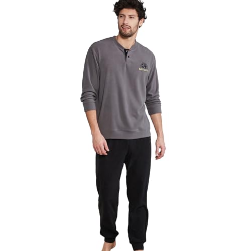 Pyjama combinaison homme polaire Navigare avec fermeture éclair hiver chaud