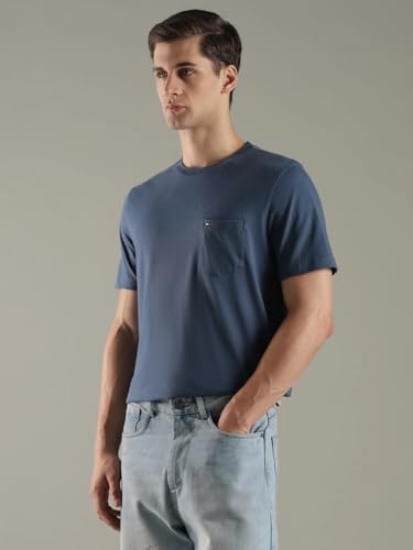Image of Solid Regular fit Cotton t-Shirt