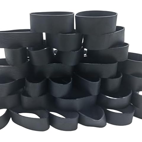 Tactical Rubber Bands Size #92 (2 1/2'' x 3/4''), 50 Pcs Black Thick Wide Small Strong Heavy Duty Rubber Bands for Office, Home, School, Industrial, Outdoor Survival Camping Hunting (Black) Cover