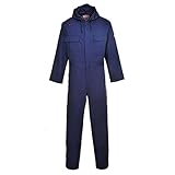 Portwest Bizweld™ Overall mit Kapuze, Größe: XL, Farbe: Marine, BIZ6NARXL