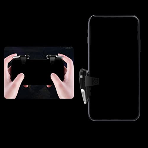 1 par de presentes de controle de jogos móvel 4 dedos operação zero latência disparadores de joystic