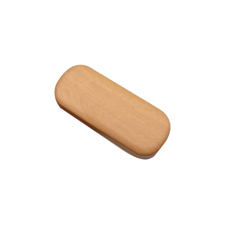 Image of Wood Grain Glasses Case,Hard Shell Glasses Case for Eyeglasses and Sunglasses