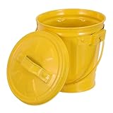 conteneur poubelle 240l Design élégant : cette poubelle décorative avec couvercle embellit votre intérieur et transforme votre poubelle de bureau ou de table de chevet en un objet à la fois pratique et esthétique, idéal pour votre maison ou votre espace de travail. poubelle en fer, poubelle de comptoir