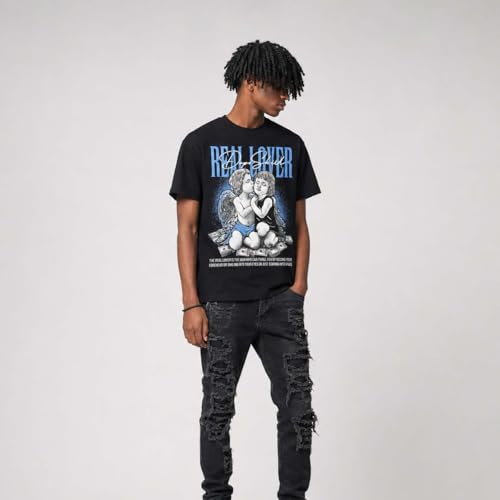 Image of DopeSkill Graphic Tee Streetwear Hip Hop Hypebeast Street Style Unisex T-Shirt Sneaker Colour Matching Shirts Real Lover