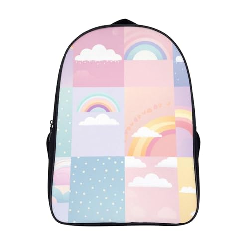 Sac à dos enfant rainbow pour école maternelle et CP de dimensions 40x28x16cm