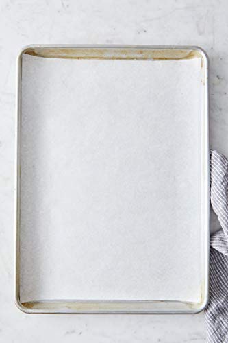King Arthur, Pre-Cut Baking Parchment Paper, Heavy Duty, Professional Grade, Nonstick, Reusable, Resealable Pack, Fits 18" X 13" Pan, 100 Count #TOP2