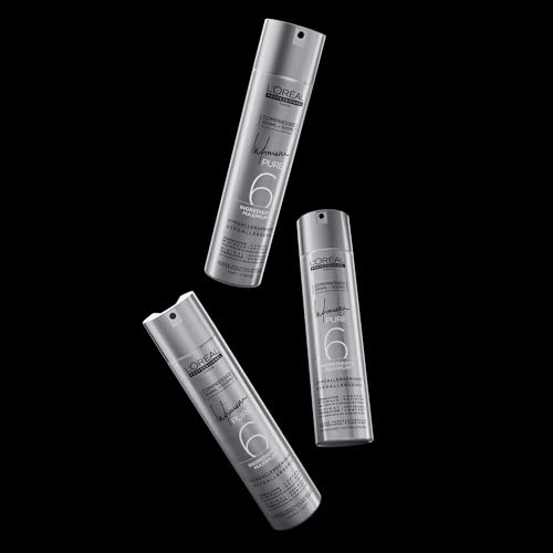 'Oréal Professionnel Laque Infinium Pure Spray Fixation Souple & Diffusion Ultra Fine Brillance & Toucher Naturel Formulation Légère & Hypoallergénique Sans Parfum 300 ml - vue 8