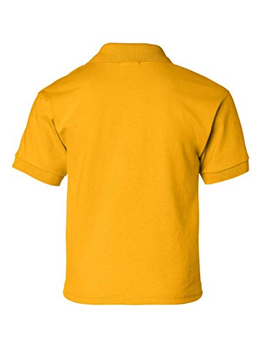 Gildan Youth 5.6 Oz. Dryblend 50/50 Jersey Polo, Gold, M3