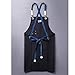 BATTTX Canvas Work Apron Heavy Duty Water Resistant Tools Aprons with Pockets Unisex Fit Kitchen