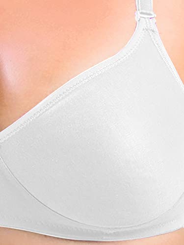 Image of SONARI Women's Non-Padded T-Shirt Bra | Wire-Free, Medium Coverage, Comfortable Polyester-Cotton Blend Fabric | Adjustable Straps, Ideal for Sports Catwalk