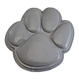 CK Products Plastic Paw Print Cake Pan, White