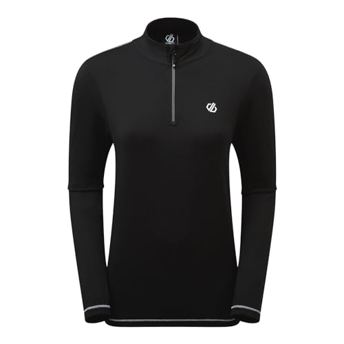 Lowline II-Maglione da Elasticizzato con Mezza Zip Pile UK 12-Bust 36 92cm uomo donna nero