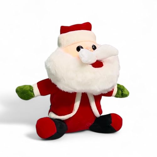 Image of Santa Claus Soft Toy 25cm | Plush Santa Claus Soft Toy | Stuffed Santa Clause | Perfect for Holiday Decor and Christmas Gifting (25cm)