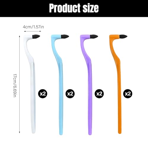 8 Stück Zahnsteinentferner, Zahnbelag-Entferner, Zahnstein Entfernen, Zahnreinigungs-Set für Zähne, Zahnsteinentferner Mensch, Zahnbürste Stain Remover, für Entfernt Verfärbungen, Plaque – Bild 3