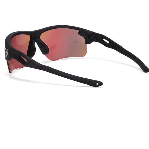 Image of Black Jones Sports Sunglasses for men and women Cycling Mountain Travelling Cricket Trekking Baseball Fishing Cycling Running Golf Motorcycle Tac Glasses UV400