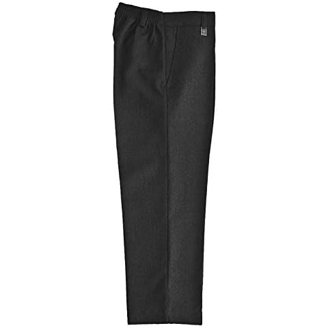 Ozmoint Boys Formal Trousers with Elastic Waist Cover