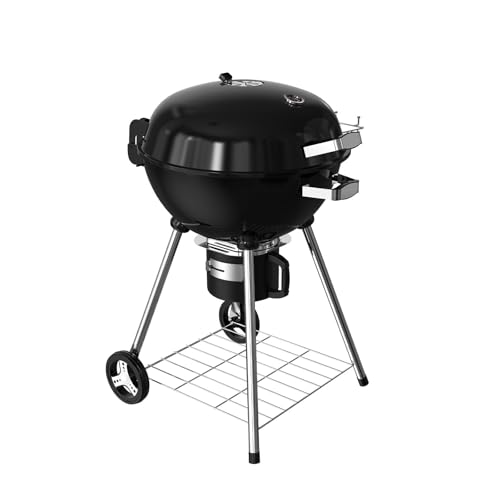 Portable Charcoal Grill, Heavy Duty Kettle BBQ Smoker