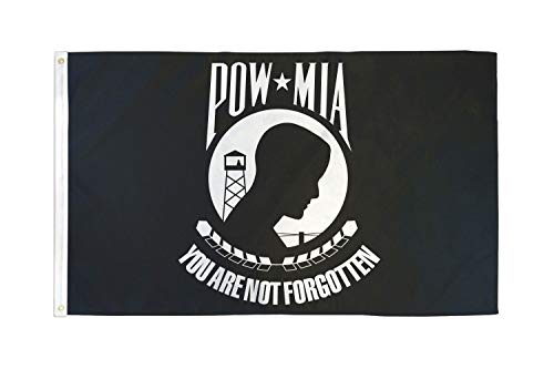 AZ FLAG, Pow-Mia Remember Flag, 2x3 Ft, 100D Polyester Powmia Recognition Day Banner with Two Metal Grommets, Fade Resistant