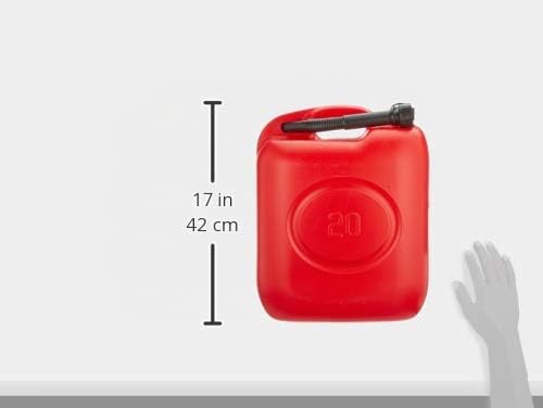 Bidon en plastique rouge 20l réservoir d'appoint pour le jardin - 5