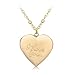 Produktbild FyaWTM Halskette Choker for Geheime Medaille DIY herzförmige einfache Liebe für Immer Metall Halskette Vintage anhänger Paar bilderrahmen Halskette schmuck