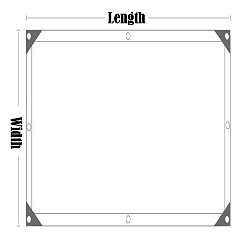 XYXH 4x4m Rete Ombreggiante Traspirante, Telo