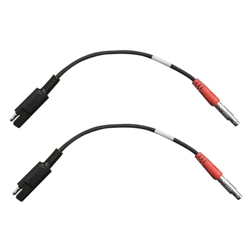 2 Pack A00302 5 Pin to SAE Connector Power Cable for Topcon GPS Cable for Topcon GR5 GR3, GB500, GB1000, HiPer Legacy Series, 14-008016-03 Cable