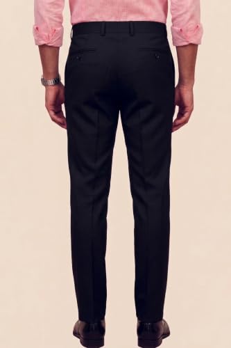 Image of Peter England Men Mid Rise Neo-Slim Formal Trouser