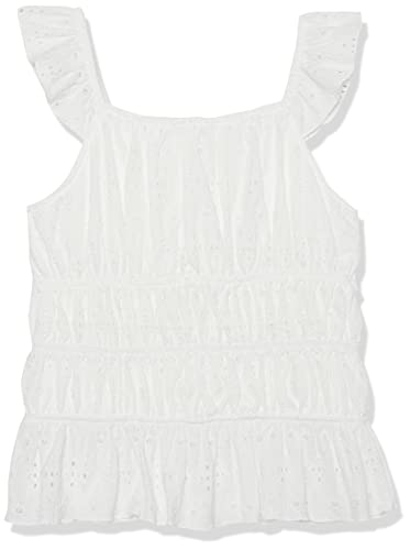 Image of Speechless Girls' Short Sleeve Shirred Eyelet Top