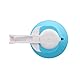 cartrend Caravan Wasserkessel faltbar, Camping Wasserkocher, 1,5 Liter Fassungsvermögen, platzsparend zusammenklappbar, Silikon, Edelstahlboden, ideal für Wohnmobil, Wohnwagen, Reise, blau, 1 Stück