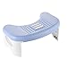 Sgabello Da Bagno Pieghevole Per WC, 46x26x18cm Sgabello Bagno Rialzo WC Per Bambini E Adulti Sgabello Da Toilette Poggiapiedi Per WC, Sgabello Squat Per WC, Sgabello Toilette Adulti Contro La Stitich